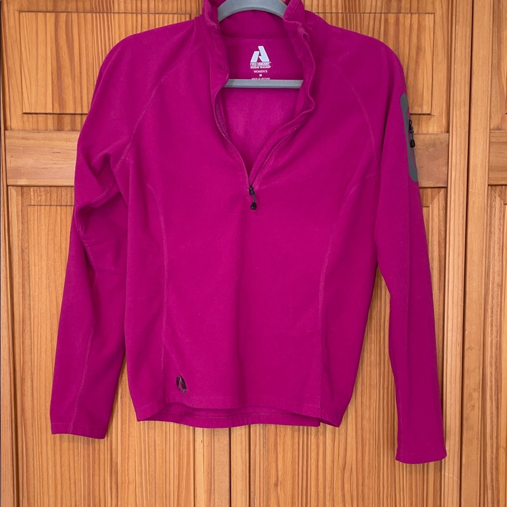 Eddie Bauer Magenta Women's Quarter-Zip Fleece